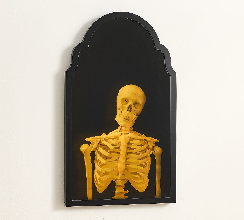 Mr. Bones Hologram Mirror | Pottery Barn (US)