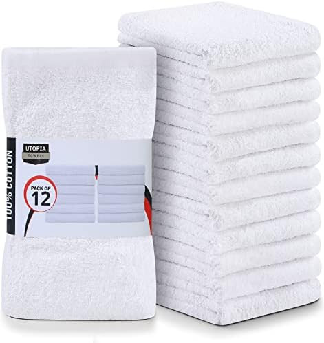 Utopia Towels Kitchen Bar Mops Towels, Pack of 12 Towels - 16 x 19 Inches, 100% Cotton Super Abso... | Amazon (US)