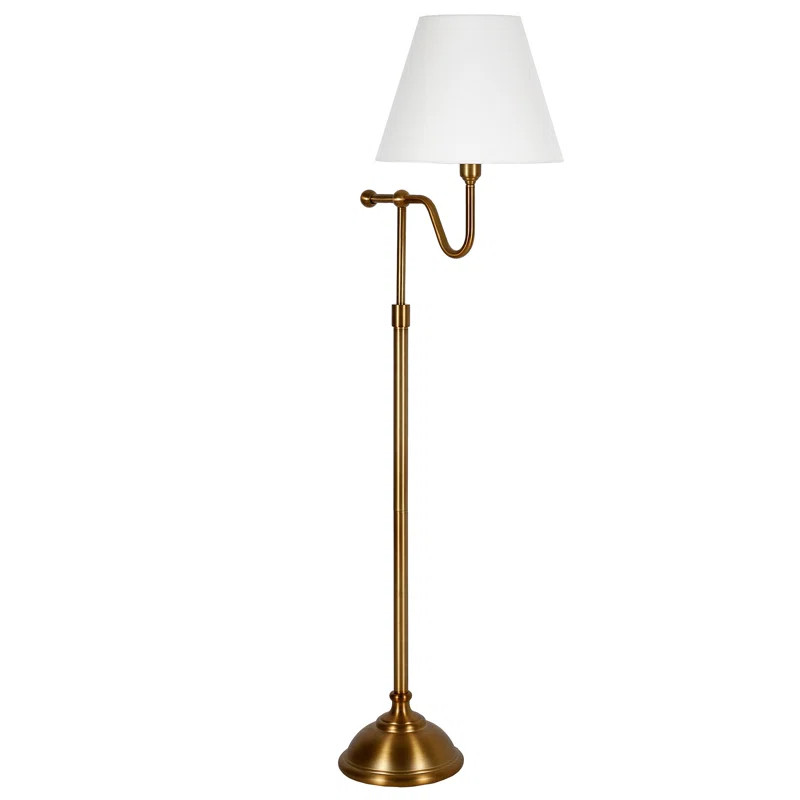 Bartonville 63" Swing Arm Floor Lamp | Wayfair North America