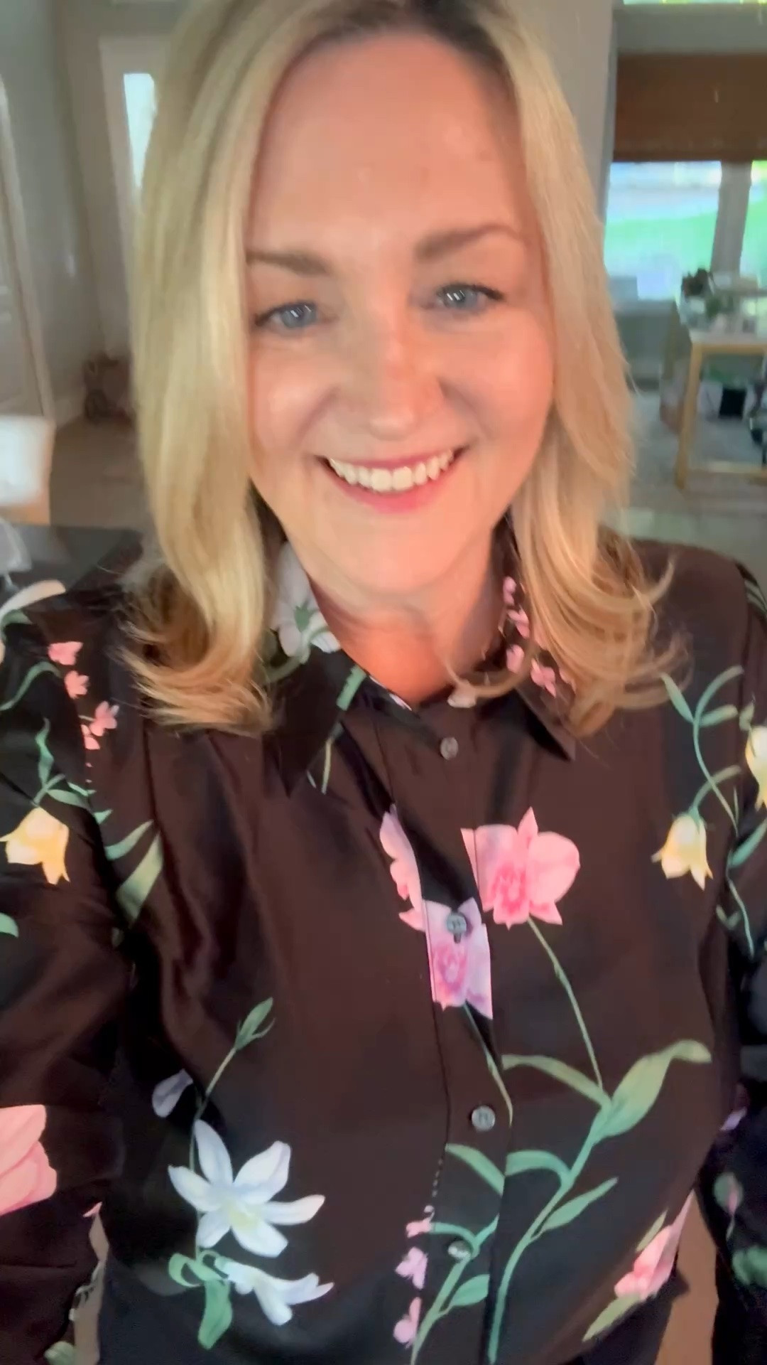 I love this floral blouse you can wear now and into fall. ￼

#LTKootd #LTKWorkwear #LTKSaleAlert