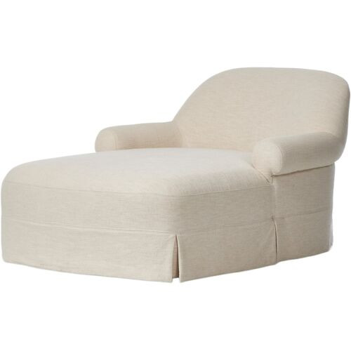 Arden Chaise Lounge, Bergamo Parchment | One Kings Lane