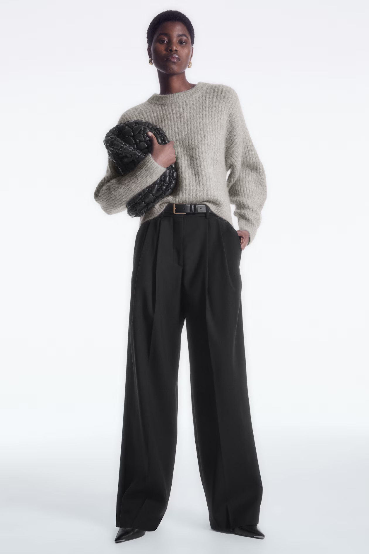 WIDE-LEG TAILORED WOOL PANTS | COS (AU)