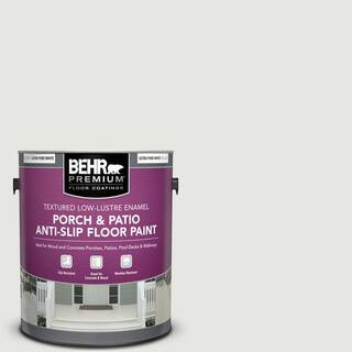 1 gal. #PFC-66 Ice White Textured Low-Lustre Enamel Interior/Exterior Porch and Patio Anti-Slip F... | The Home Depot