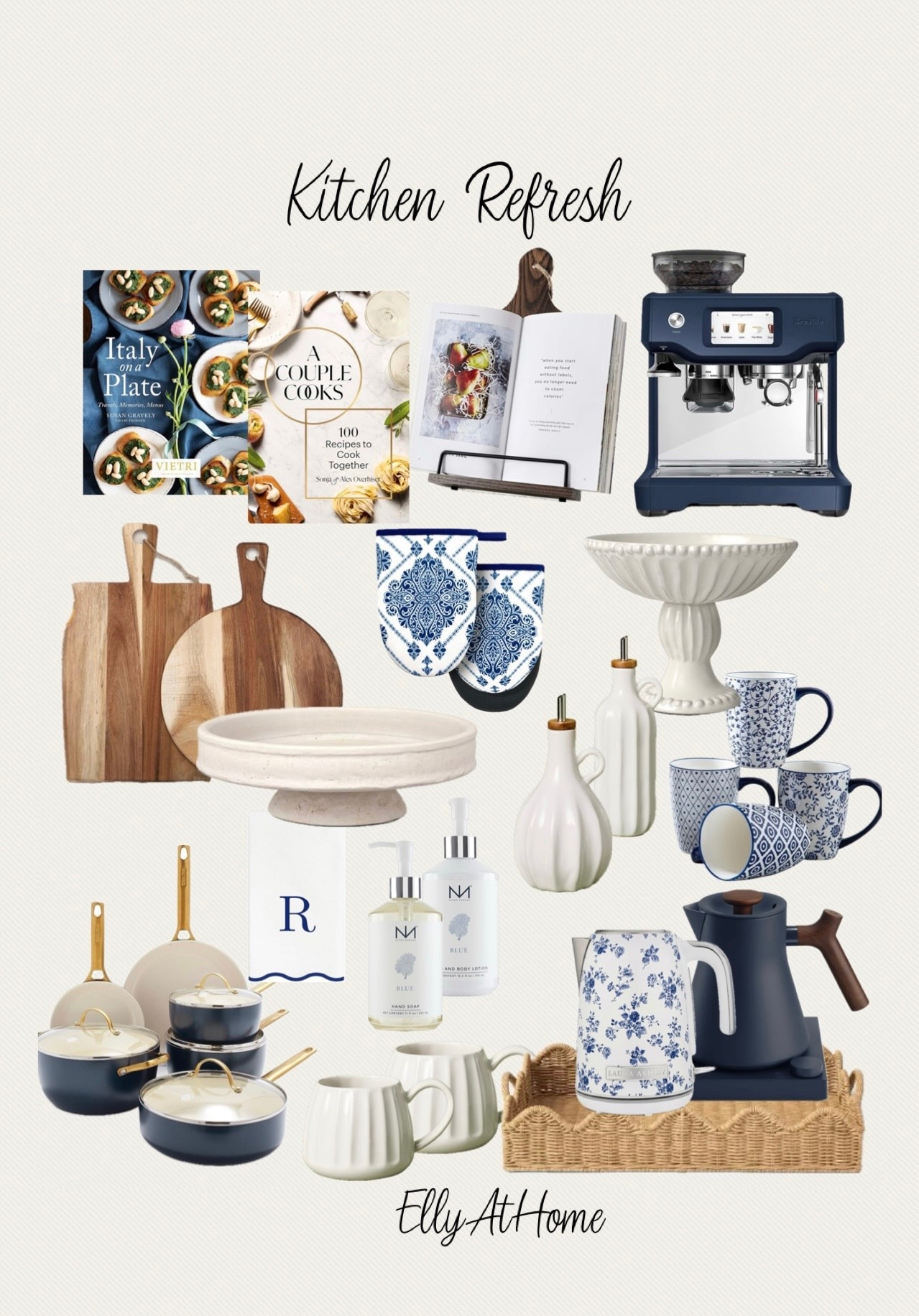 Kitchen refresh for the new year! Shop recipe books, new kitchen accessories, teapots, coffee makers, pots, bowls, boards and more. Free shipping. 

#LTKHome #LTKFindsUnder50 #LTKSaleAlert