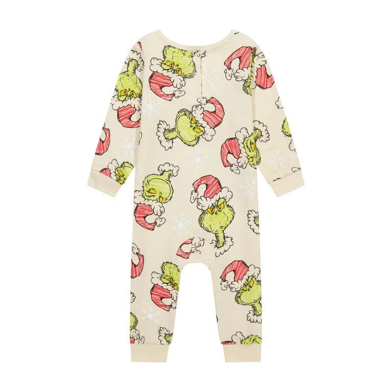 Dr.Seuss Baby Boy Grinch Printed Coverall, Sizes 0-24 Months | Walmart (US)