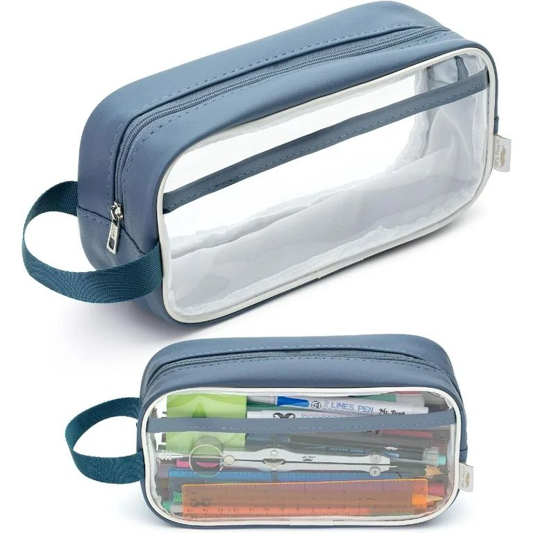 Mr. Pen- Clear Pencil Pouch, Blue, Clear Pencil Case, Pencil Bags, Clear Pouch, Pencil Case for K... | Walmart (US)