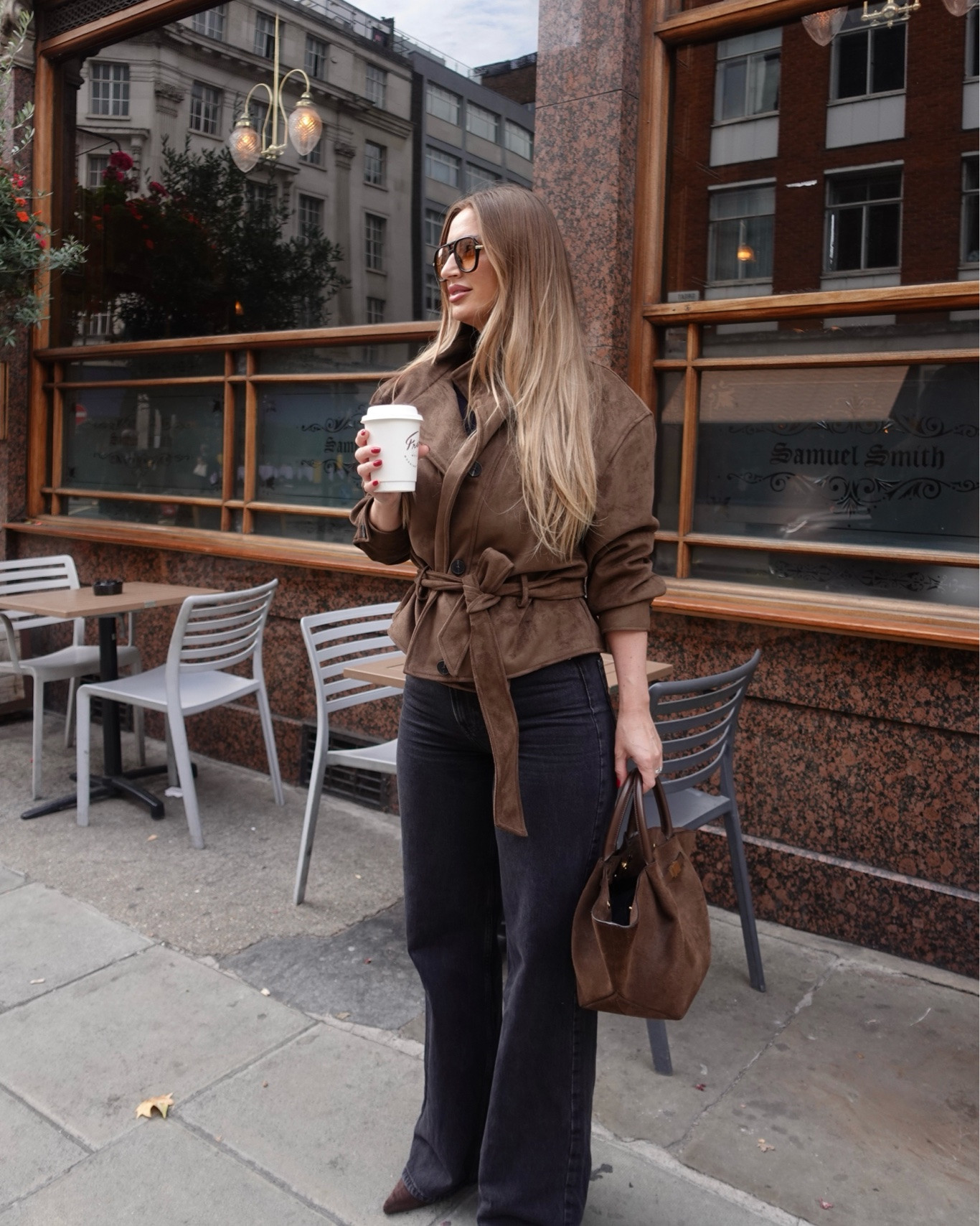 Easy autumn outfit in chocolate brown + washed black 🤎

One of those really easy autumn outfits that still feels put together. I love chocolate brown paired with washed black denim, it feels softer than wearing it with true black. Linking the jacket, jeans, boots, bag and similar options below.

#LTKuk #LTKautumn #LTKeurope
