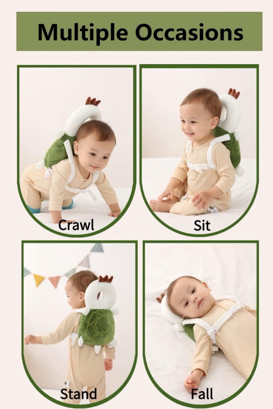 Love this Baby Head Protection Cushion Backpack! I'm so glad I found this for my son. He is in the process of learning how to crawl and walk soon. This helps put my mind at ease that he will not fall and hit his head.

#LTKbump #LTKkids #LTKbaby