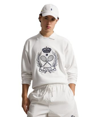 US Open Cotton Blend Crest Polo Sweatshirt | Bloomingdale's (US)