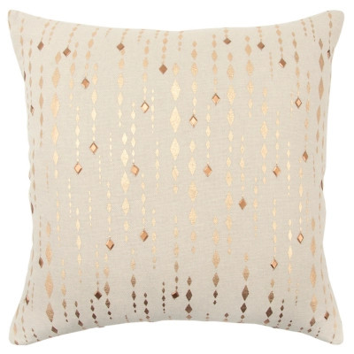 Home Accents Gold Stripe Throw Pillow, Natural | Ashley Homestore