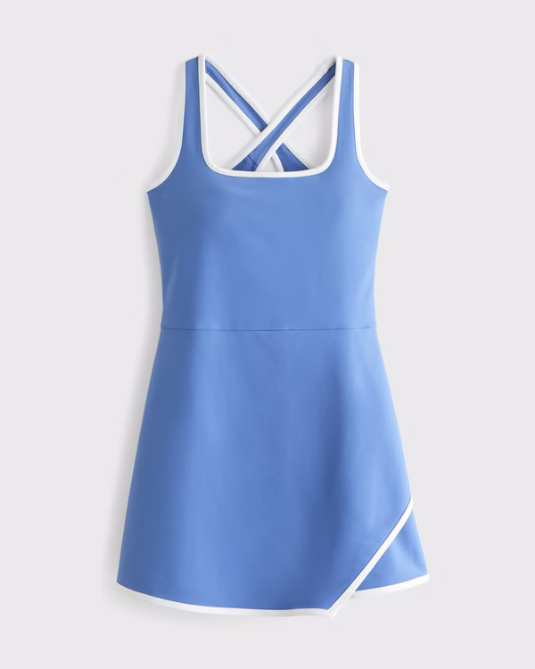 YPB sculptLUX Cross-Back Mini Dress | Abercrombie & Fitch (US)