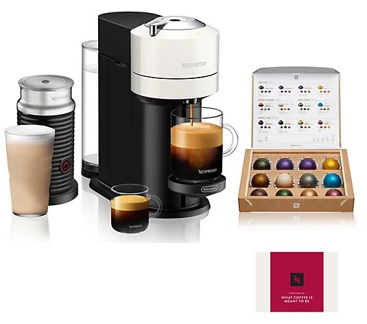 Nespresso Vertuo Next Coffee/Espresso Maker w Frother and Voucher - QVC.com | QVC