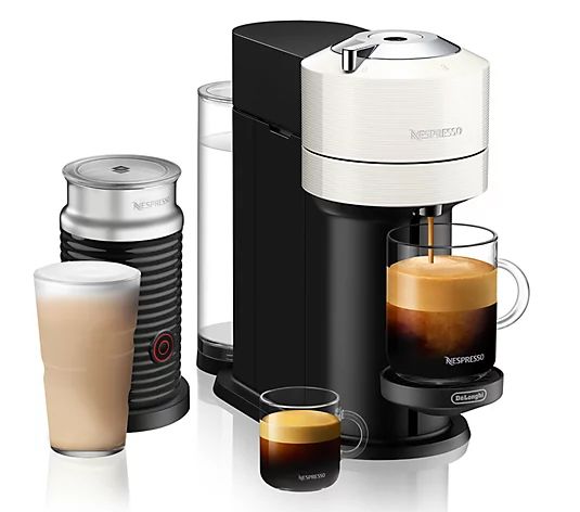 Nespresso Vertuo Next Coffee/Espresso Maker w Frother and Voucher - QVC.com | QVC