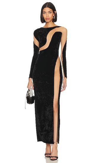 Fareena Maxi Dress in Black | Revolve Clothing (Global)