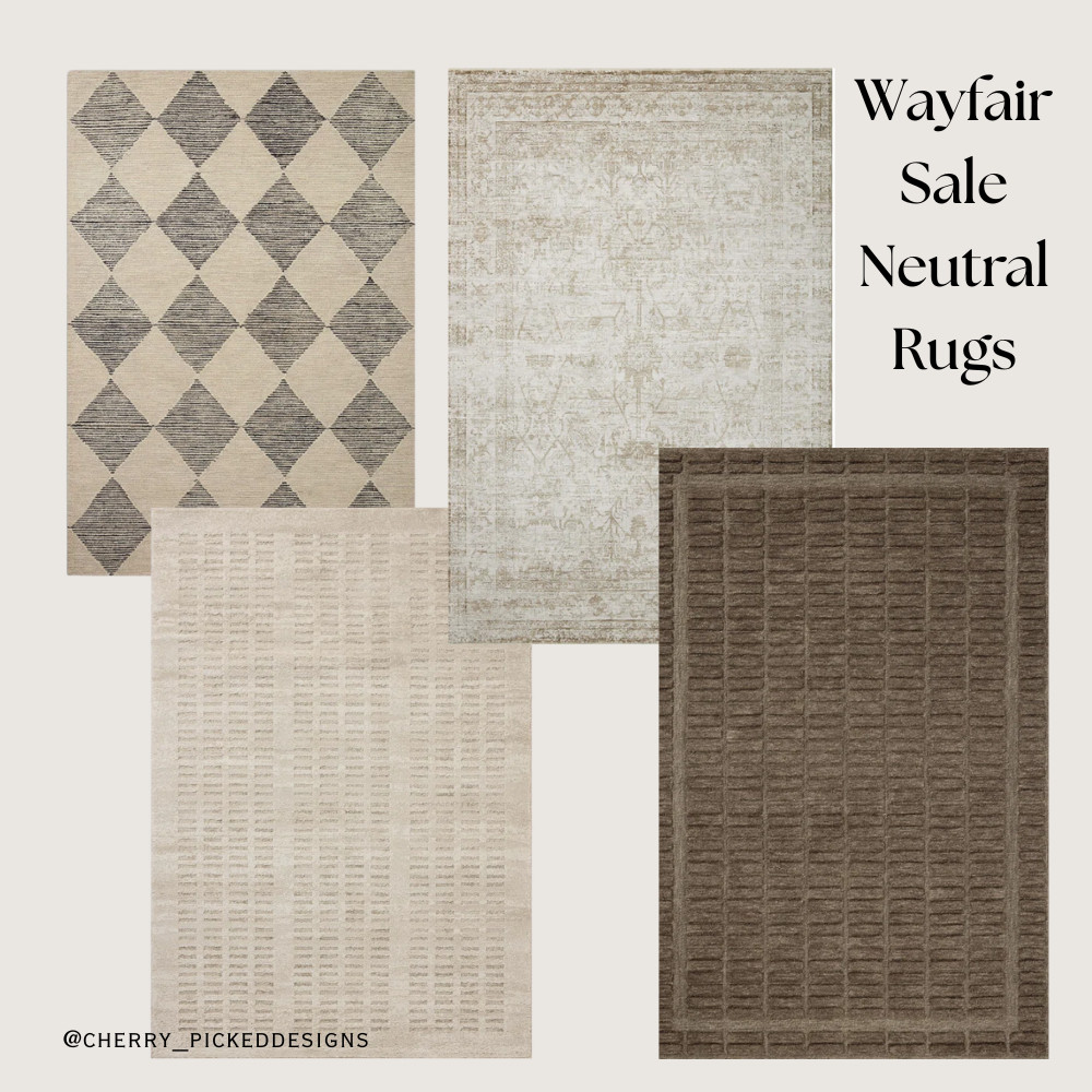 Check out these stunning neutral rugs featured in our latest mood boards! 

🏡 Even more styles are available, so drop the comment "Shop" to get a link sent straight to your DMs. Don't miss out on these fabulous finds during the Way Day sale! 🛒✨ 

#NeutralElegance #WayDayDeals #RugLovers #HomeInspiration #StylishSpaces  

 #LTKHome #LTKSaleAlert #LTKWatchNow