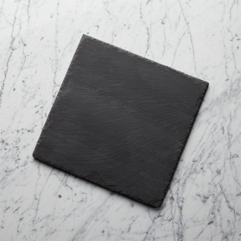 Slate 12"x12" Cheese Board + Reviews | Crate & Barrel | Crate & Barrel