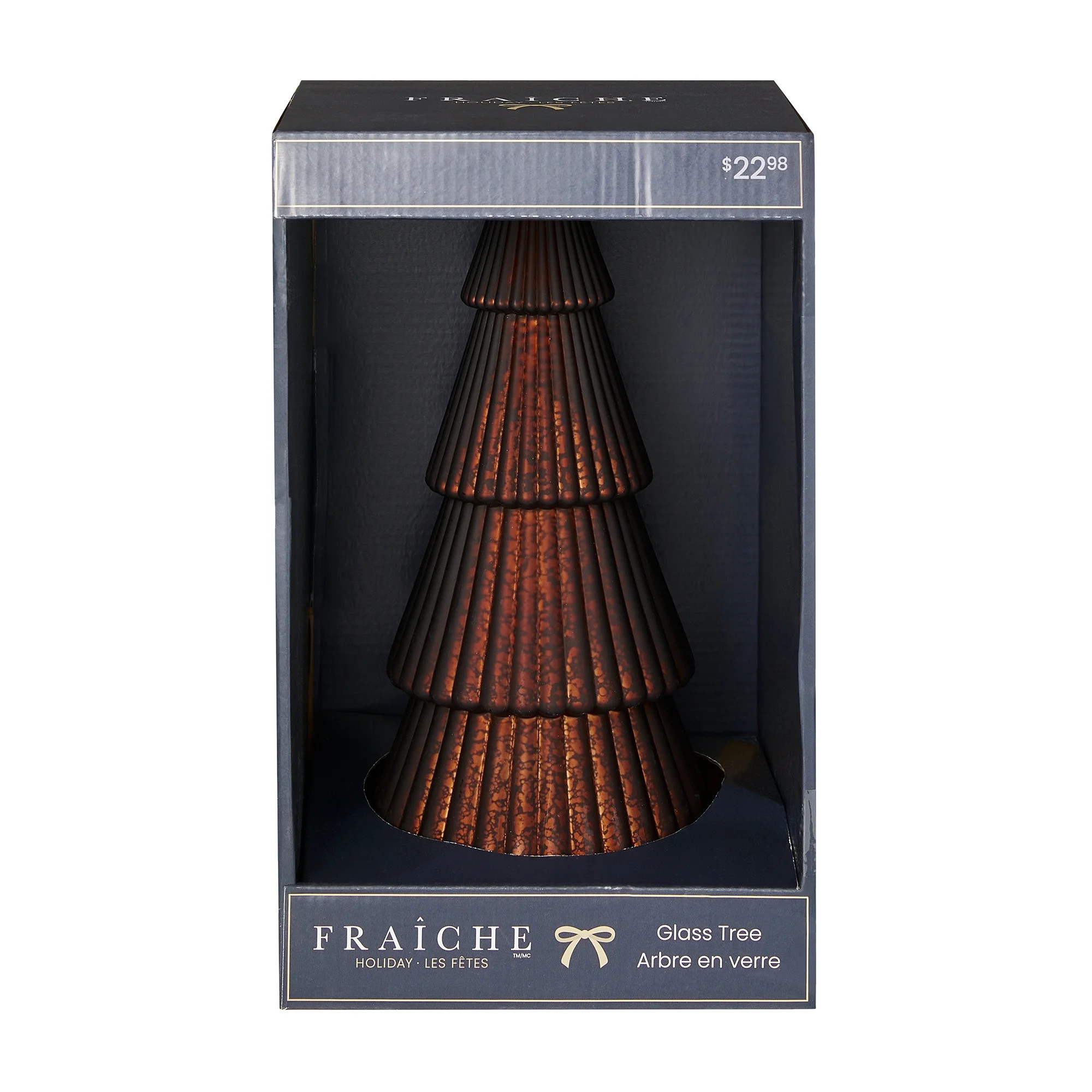 Fraiche Light Up Glass Red Tree Decoration | Walmart (CA)