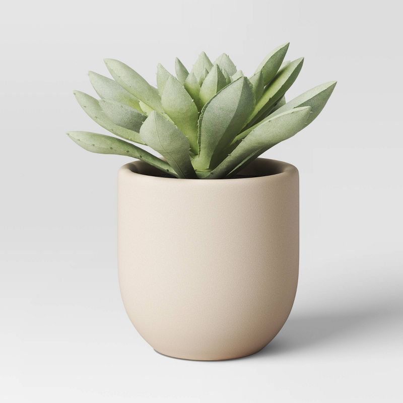 3.5" Artificial Succulent in Ceramic Pot Light Green - Threshold™ | Target