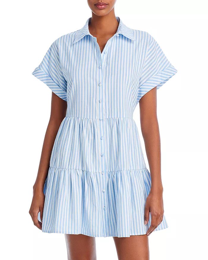 Striped Mini Shirt Dress - 100% Exclusive | Bloomingdale's (US)
