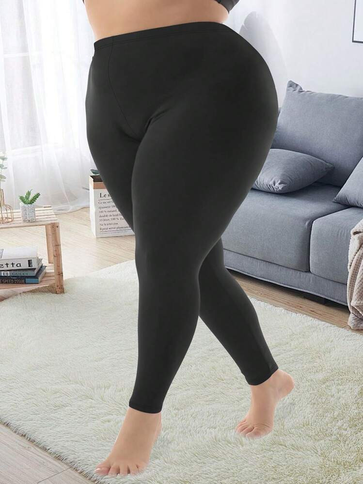 Plus Size Women's Leggings, Leggings, Yoga Pants Black Leggings | SHEIN