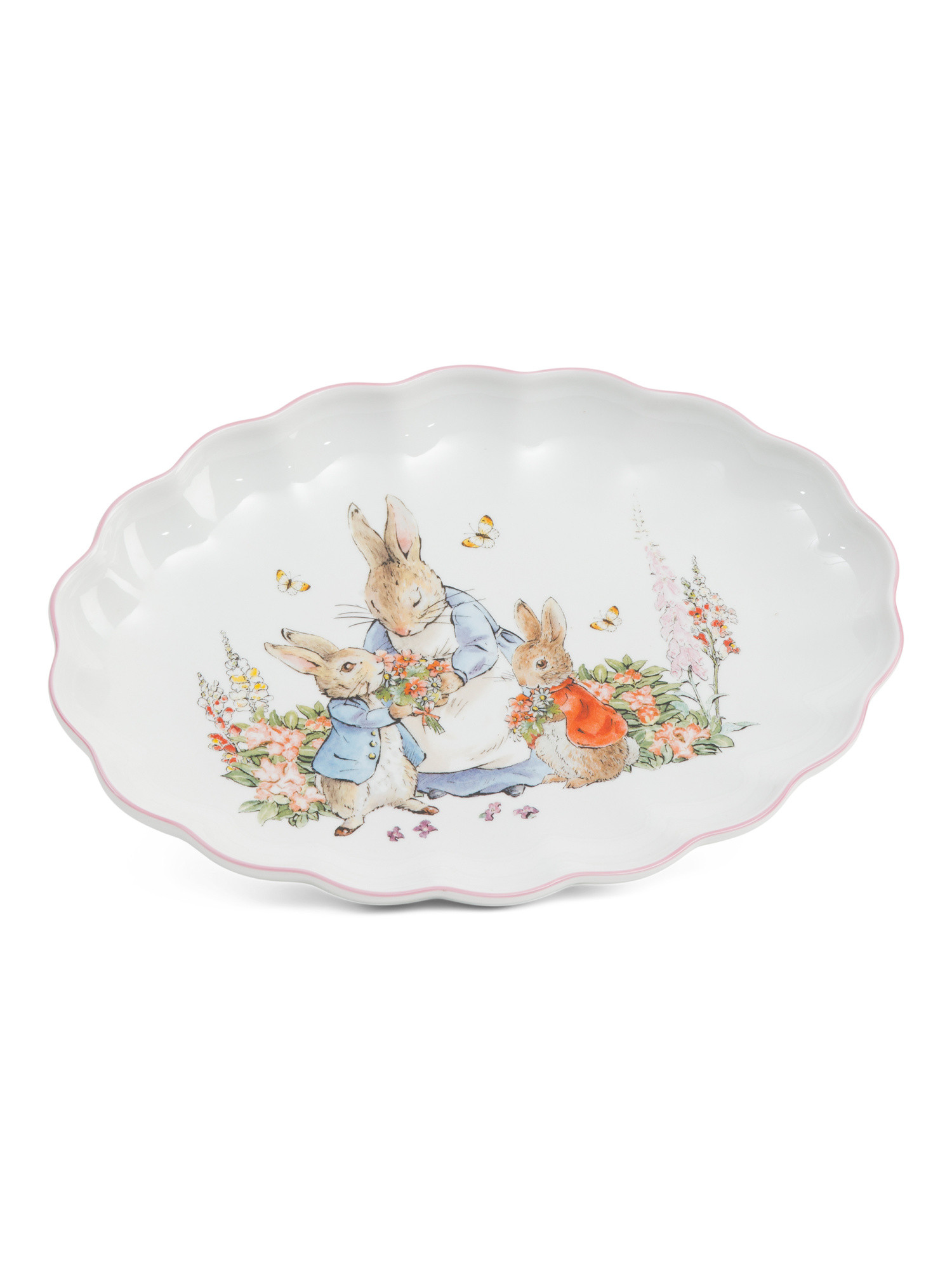 14in Classic Scalloped Oval Platter | Easter | Marshalls | Marshalls