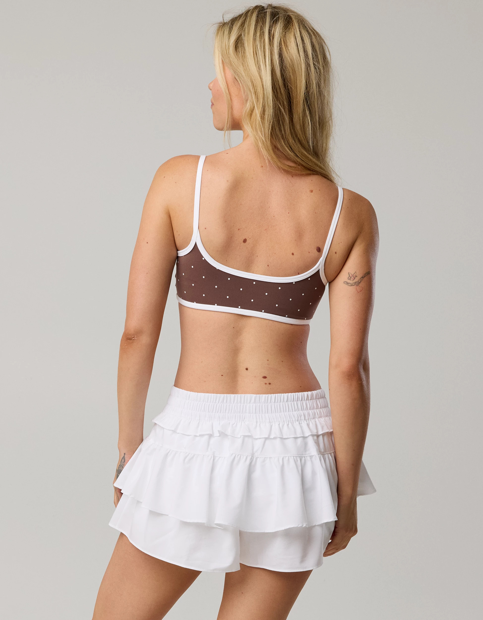OFFLINE By Aerie Real Me Tipped Scoop Sports Bra | Aerie