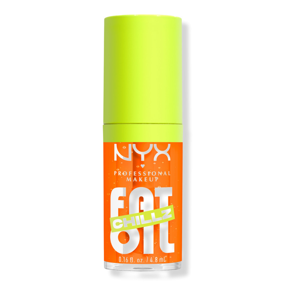 NYX Professional Makeup Fat Oil Lip Drip Chillz Cooling Lip Oil - Citrus Chiller | Ulta