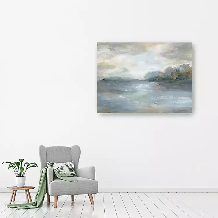 New! Blue Ethereal Giclee Canvas Art Print | Kirkland's Home