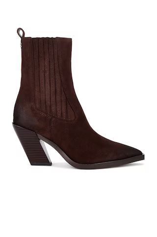 Sam Edelman Mandey Bootie in Chocolate Brown from Revolve.com | Revolve Clothing (Global)