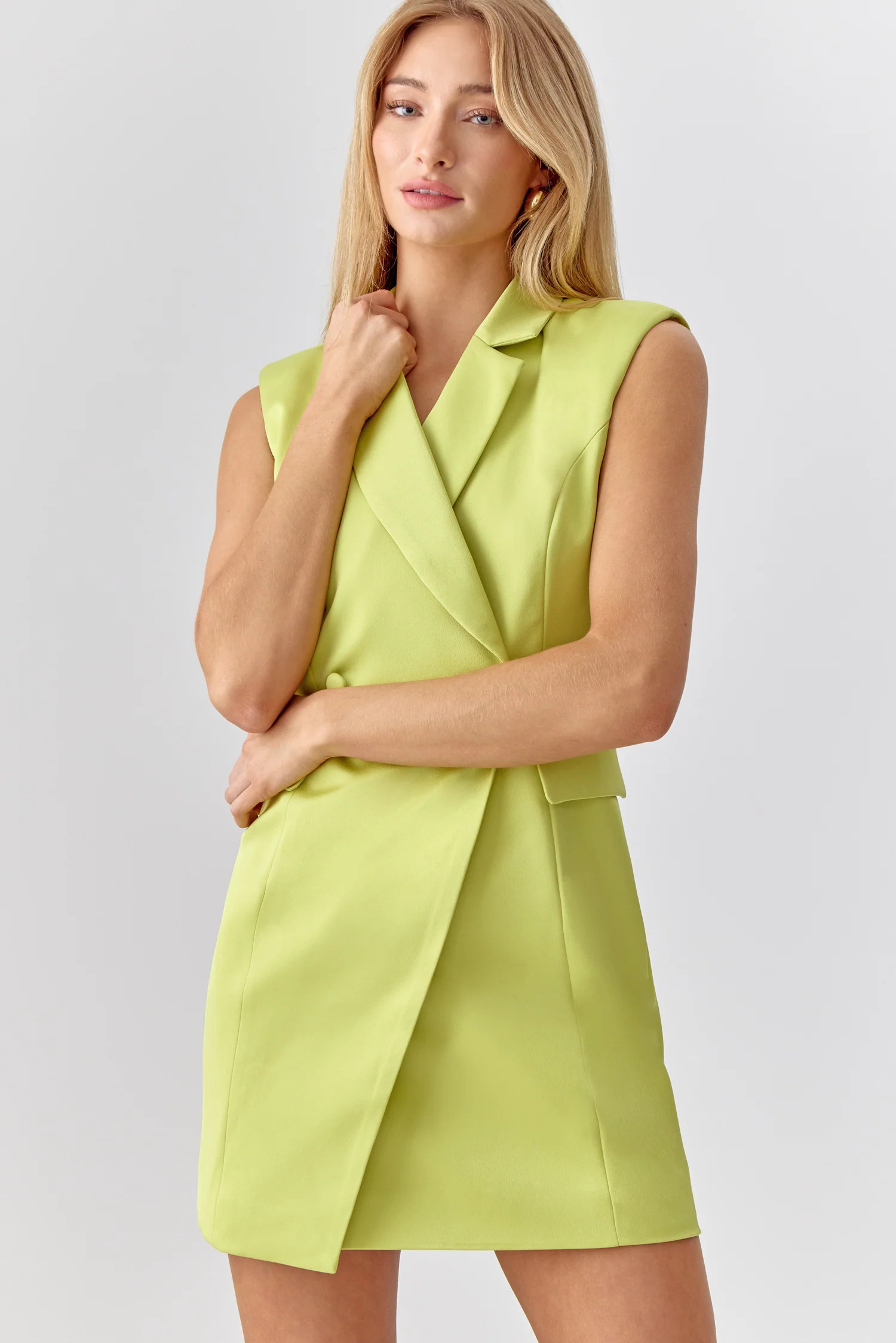 Clara Sleeveless Blazer Dress | Adelyn Rae