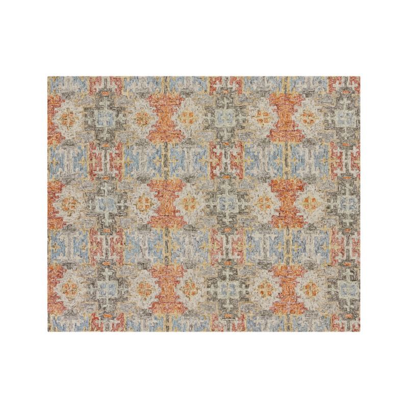 Alvarez Garden Hand Tufted Rug 8'x10' + Reviews | Crate and Barrel | Crate & Barrel