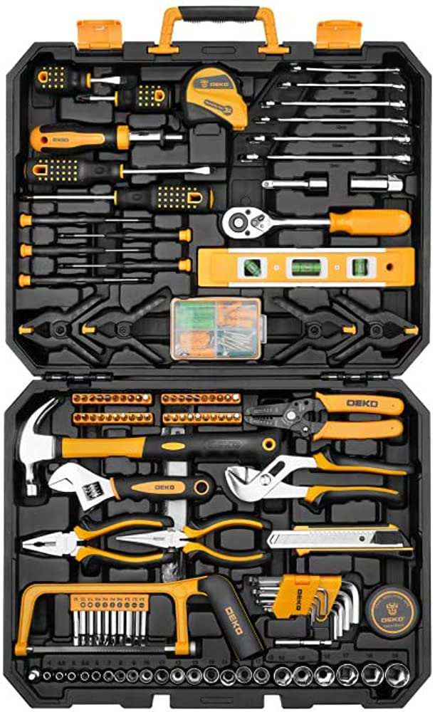 DEKOPRO 228 Piece Socket Wrench Auto Repair Tool Combination Package Mixed Tool Set Hand Tool Kit... | Amazon (US)
