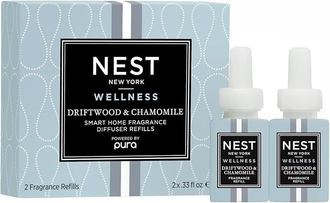 NEST New York Smart Home Fragrance Diffuser Refill Smart Vials, Driftwood & Chamomile - Set of 2 ... | Amazon (US)