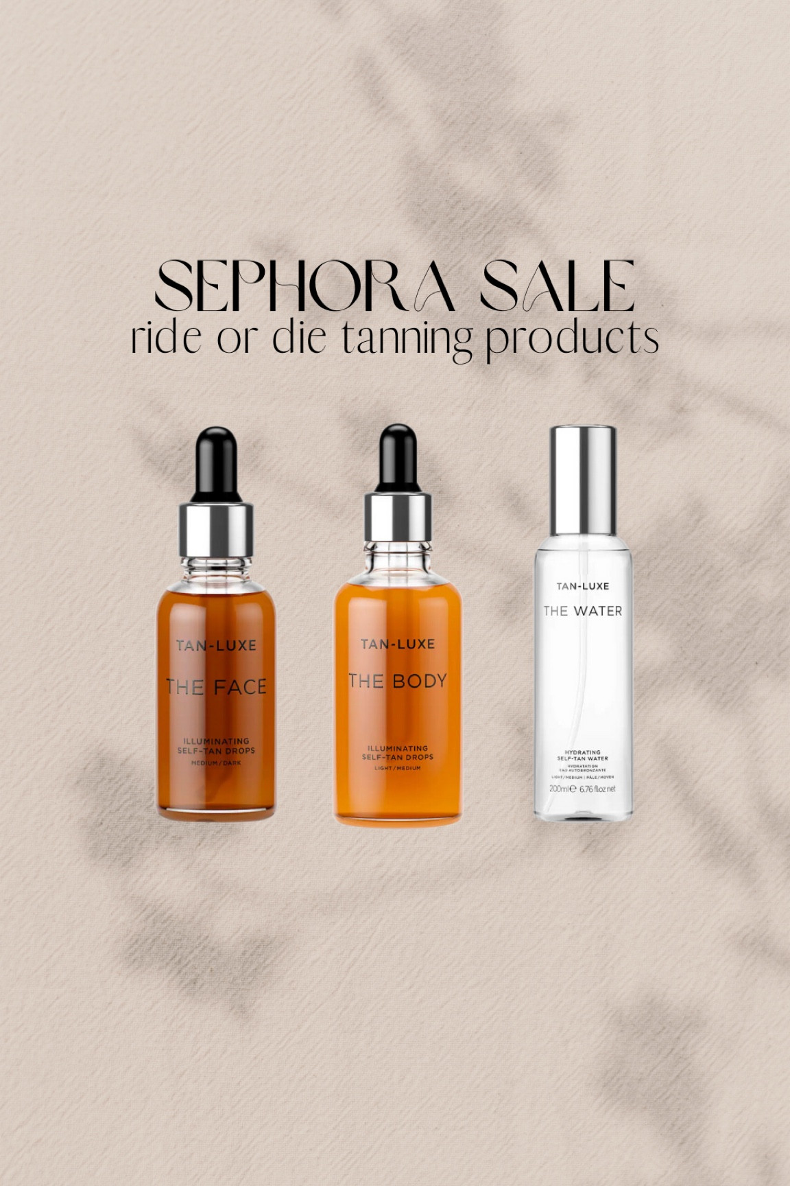 Ride or die self tanning products 

#LTKGiftGuide #LTKBeautySale #LTKbeauty