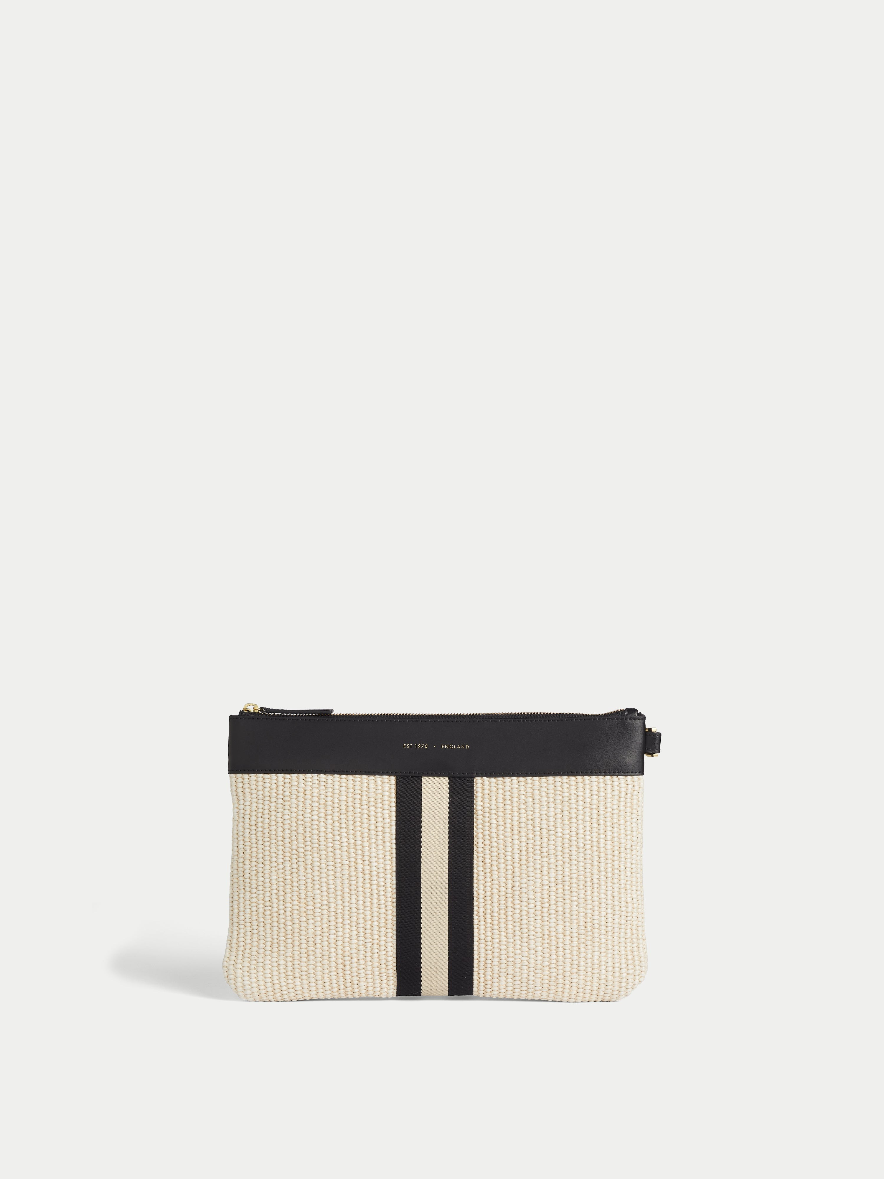 Ainsley Woven Pouch | Cream | Jigsaw (UK)