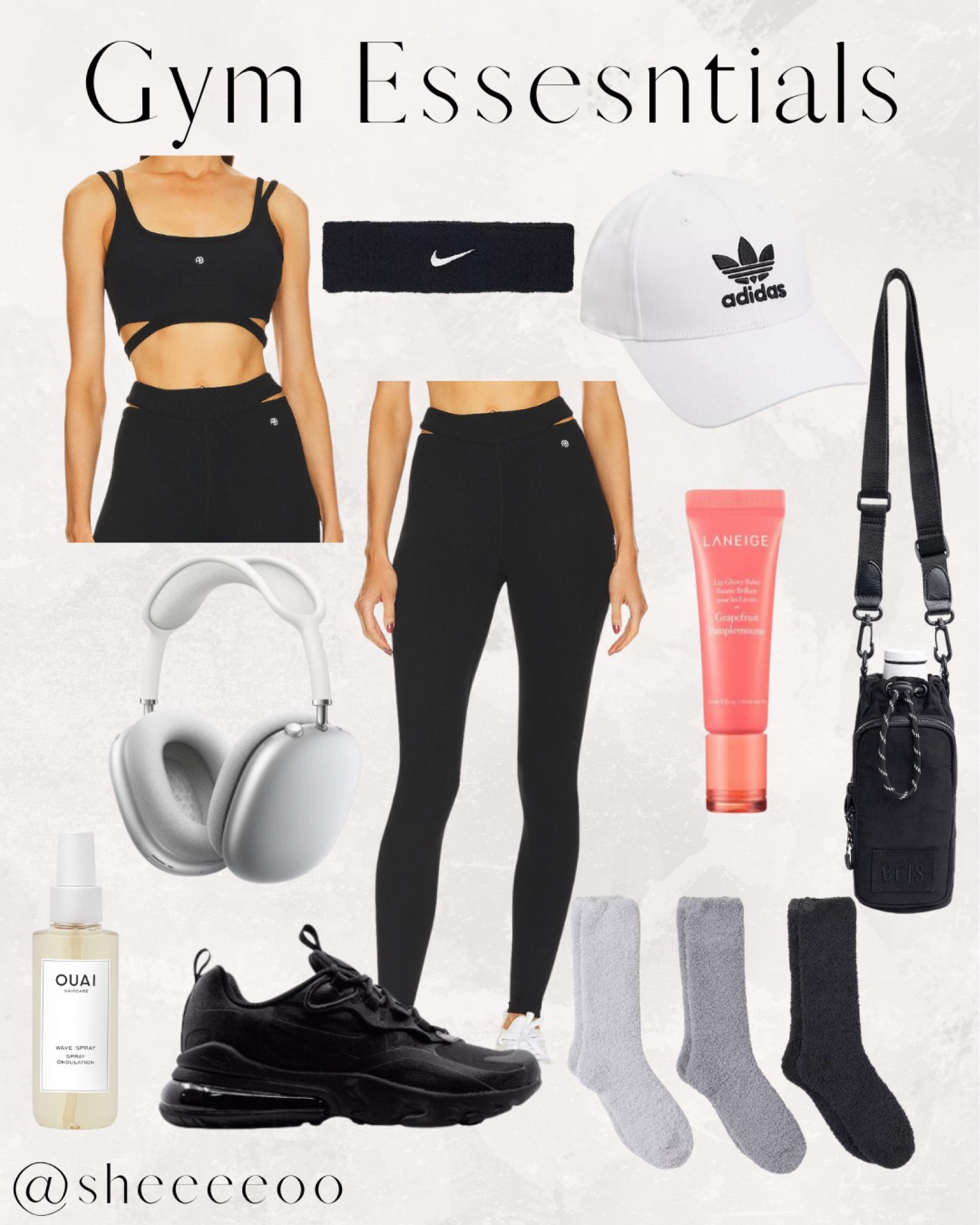 Gym essentials that I love! 
#gymoutfit #gymessentials

#LTKstyletip #LTKfitness #LTKSeasonal