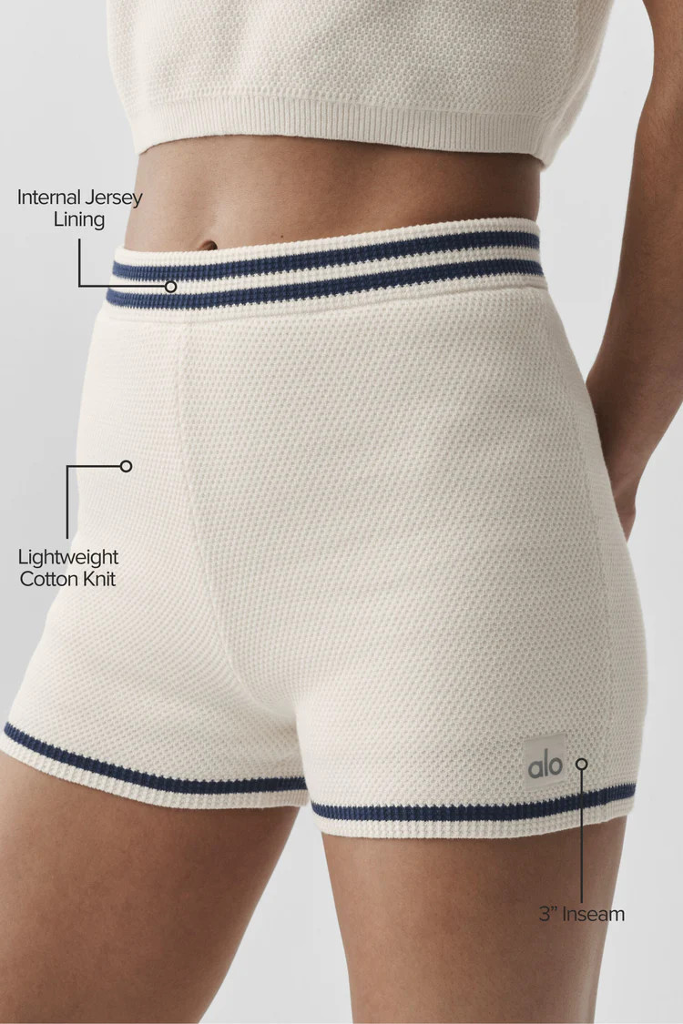 Tennis Club Sweater Knit Hot Short | Alo Yoga (US)