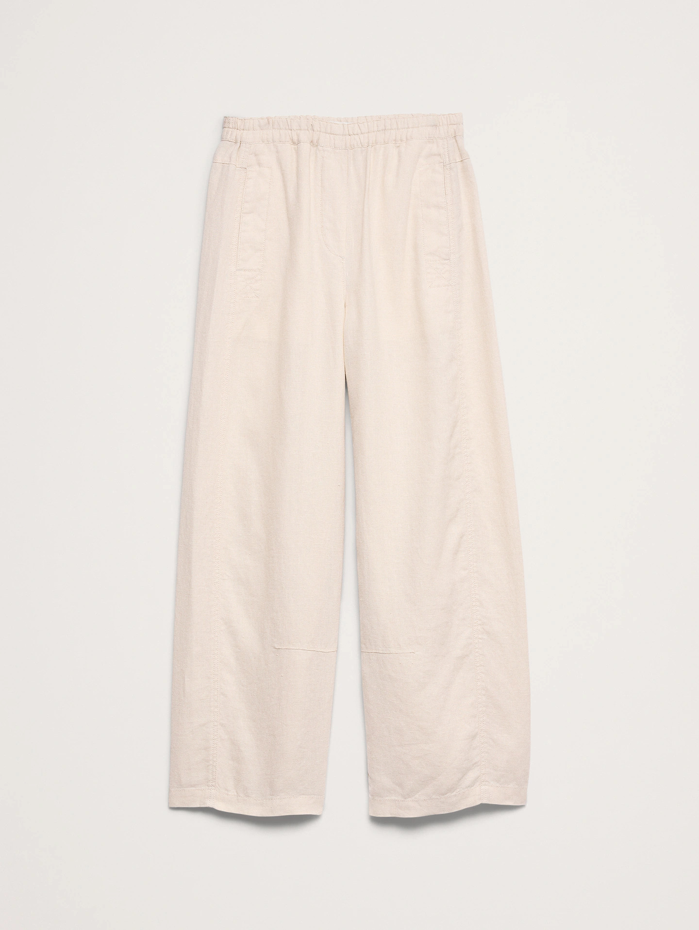 Mid-Rise Relaxed Painter Pull-On Pant in Linen | Banana Republic (US)