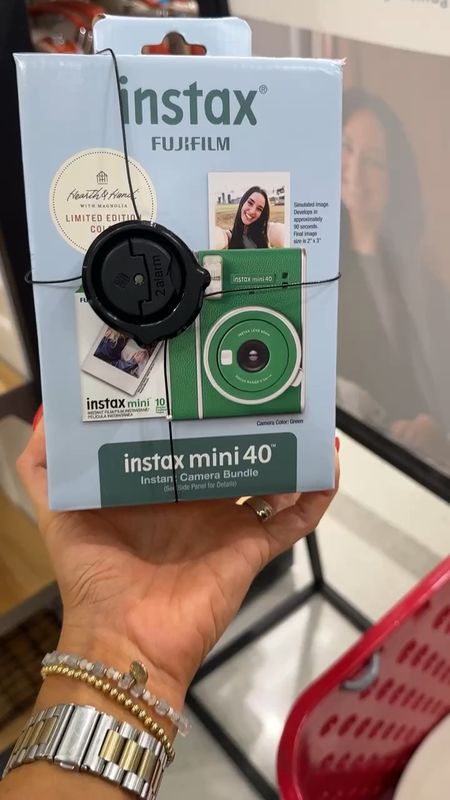 Instax makes the best gifts for pretty much any age!! I love this retro, almost leather-like, version — especially in green (but comes in black too)!! 

@Target @TargetStyle #Target #TargetPartner #Targetstyle #Ad

#LTKU #LTKGiftGuide #LTKVideo
