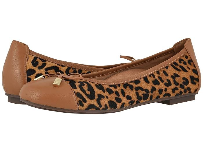 VIONIC Minna (Tan Leopard) Women's Flat Shoes | Zappos