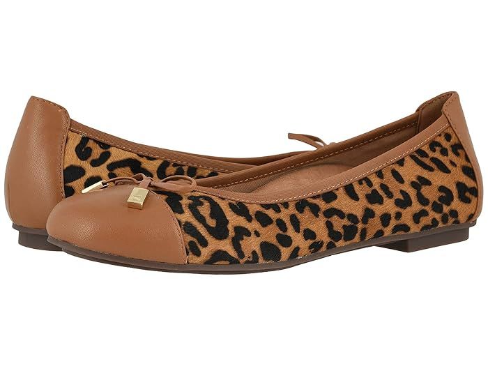 VIONIC Minna (Tan Leopard) Women's Flat Shoes | Zappos