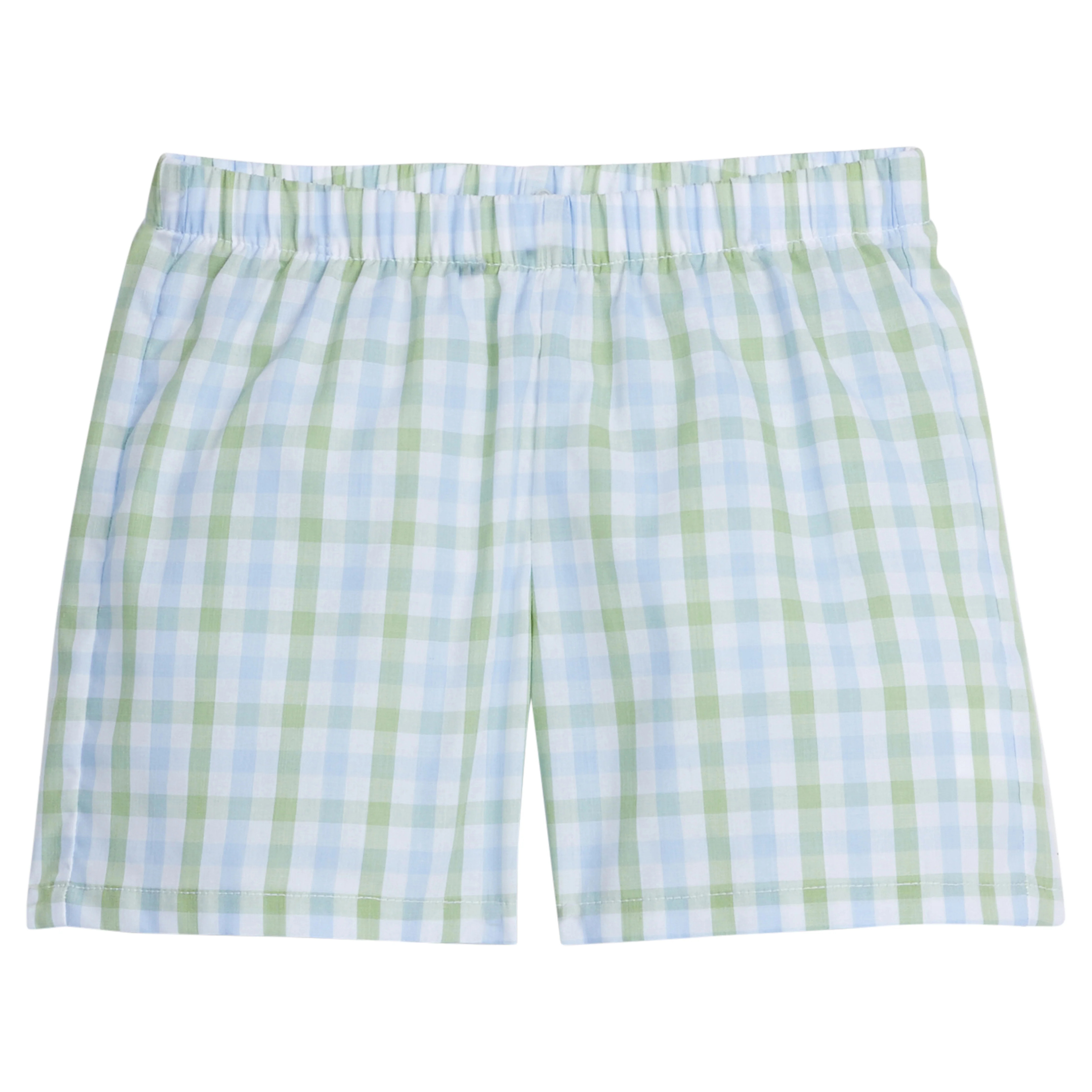 Boys Basic Shorts in Cheekwood Plaid | Little English
