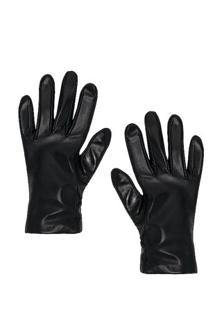 Vince Short Classic Napa Glove in Black from Revolve.com | Revolve Clothing (Global)