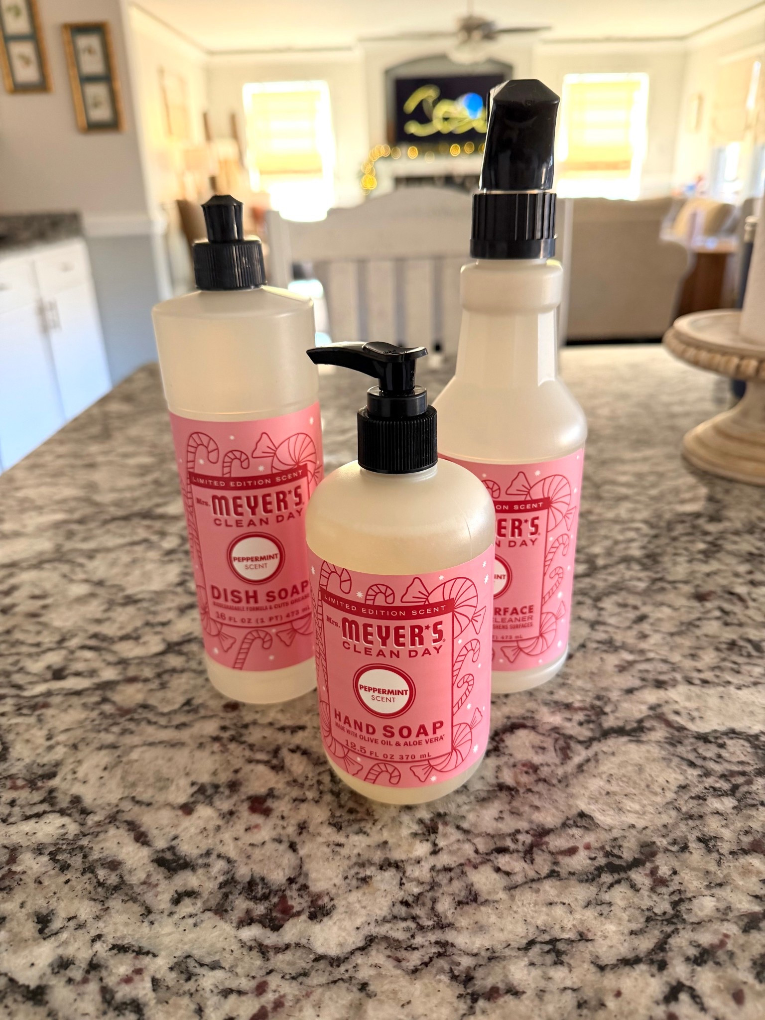 My favorite Christmas scented cleaning products! 