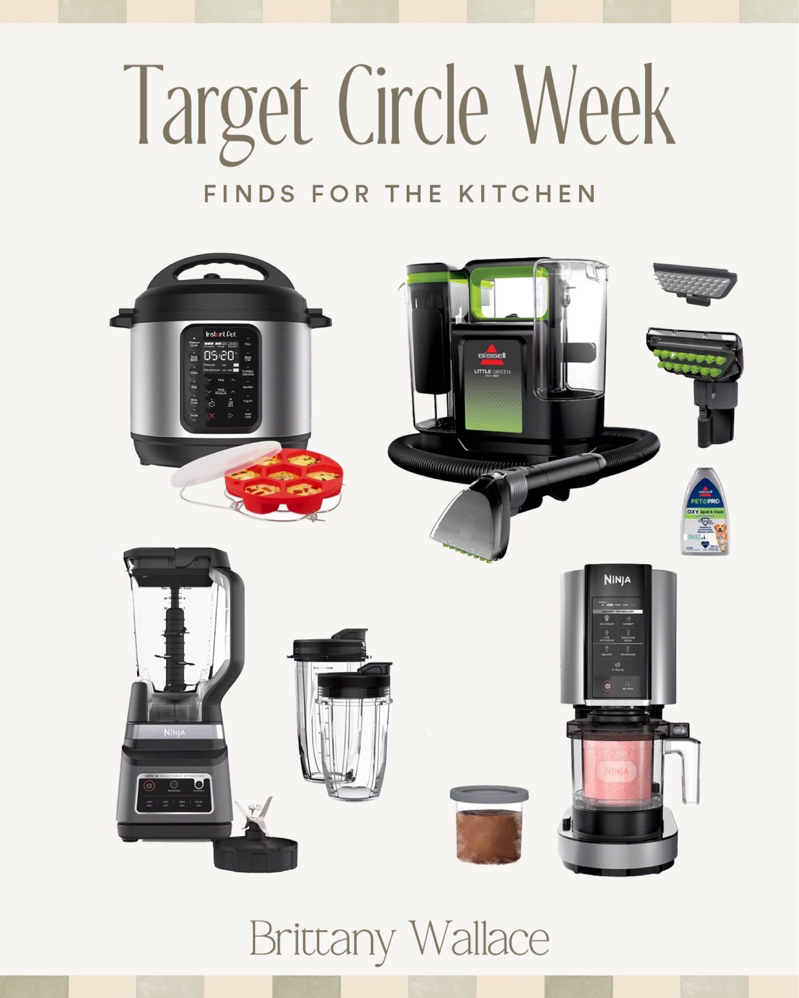 Target circle week - kitchen and tech finds. We love the green machine for cleaning our white couch in a house full of kids 



#LTKSummerSales #LTKHome