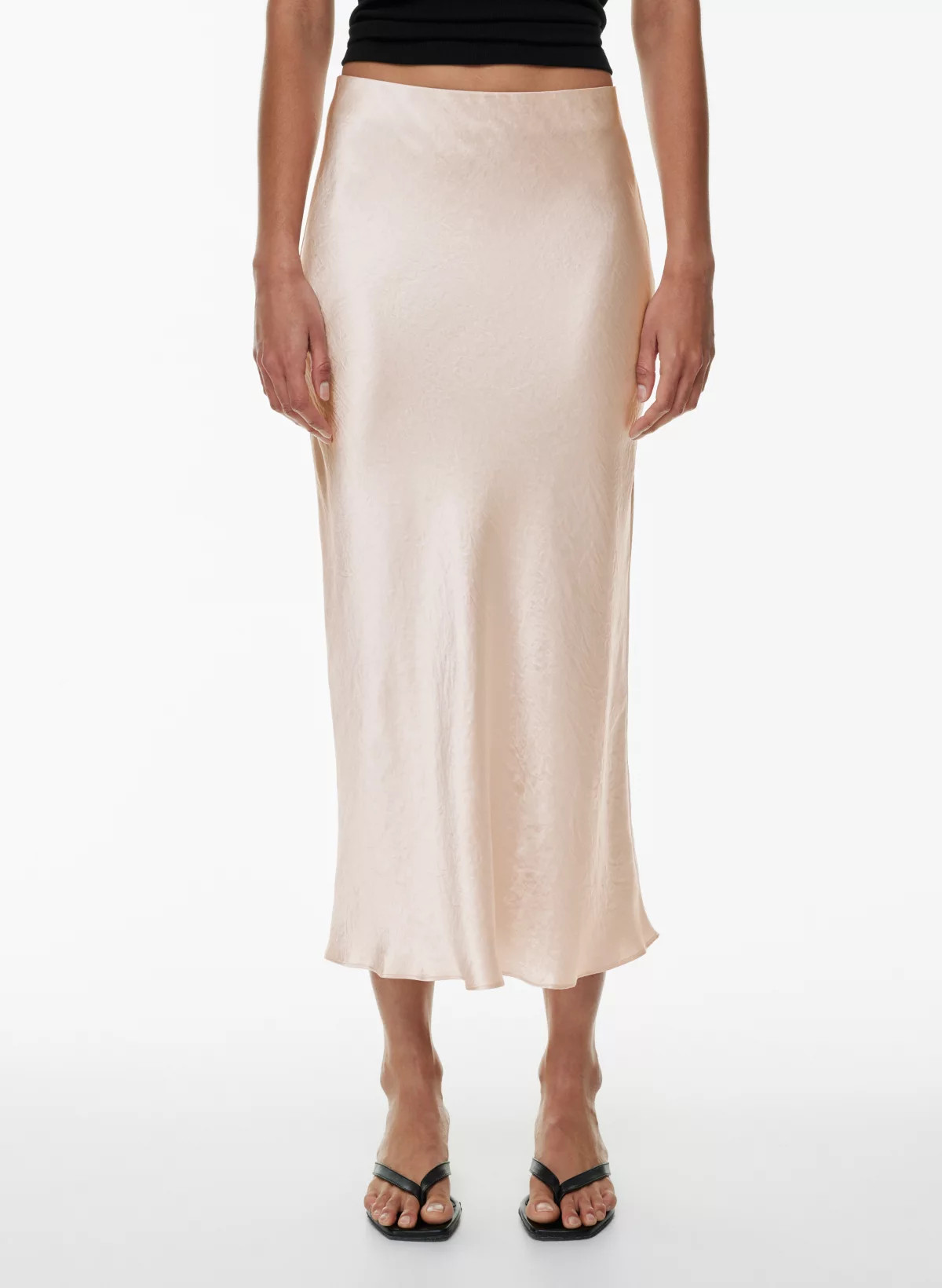 SLIP SATIN MAXI SKIRT | Aritzia