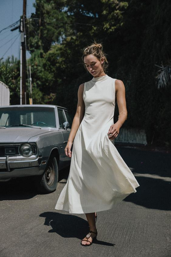 TEXTURED MAXI DRESS | Zara US