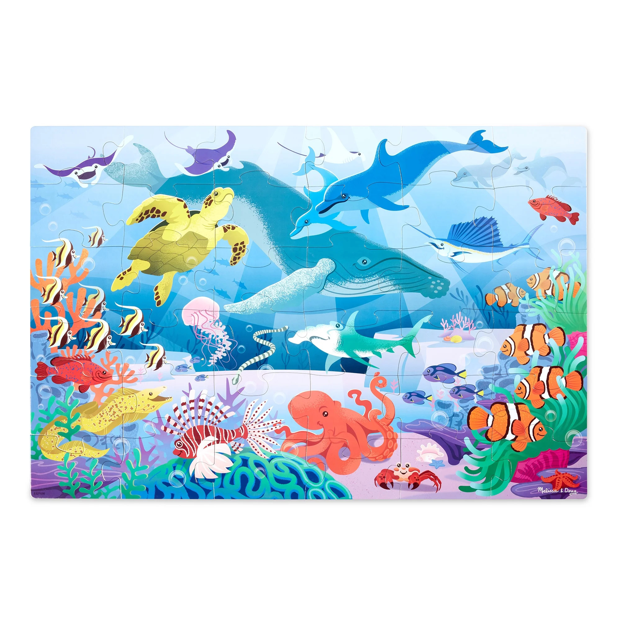 Melissa & Doug Sea Life Floor Puzzle - 36 Pieces - Walmart.com | Walmart (US)
