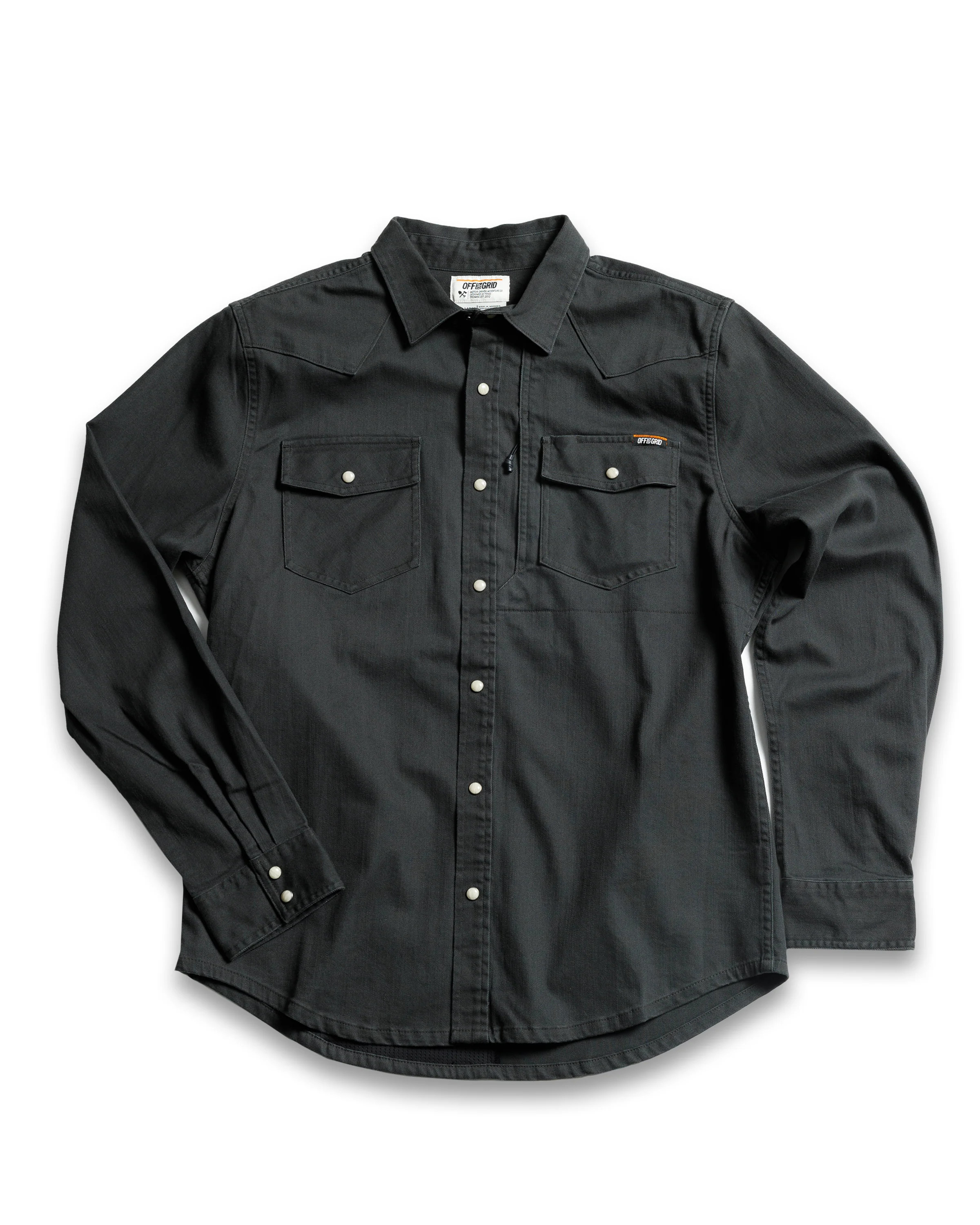 Earl Denim Shirt - Vintage Black | Off The Grid Surplus