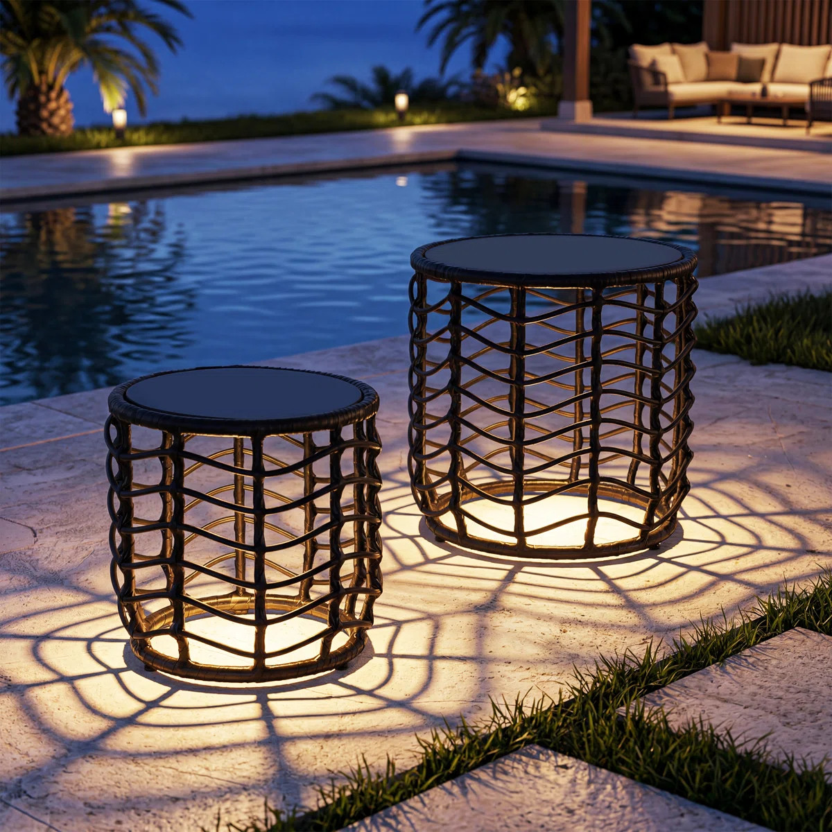 Lumweave 17.75" Solar Powered Outdoor Floor Lamp | Wayfair North America